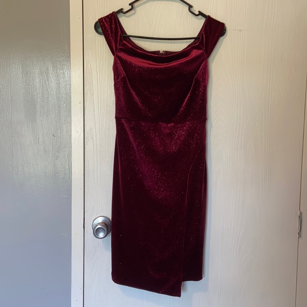 Red wine/ party dress